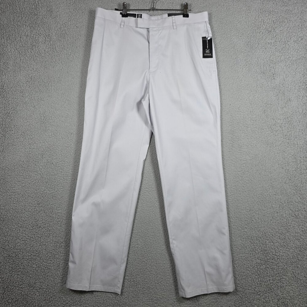 INC International Concepts Pants Mens Size 32x30 Silver‎ London Regular Fit NWT